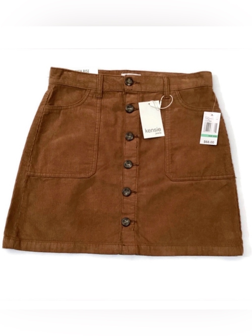 Kensie Jeans Cordoroy Mini Skirt NEW!